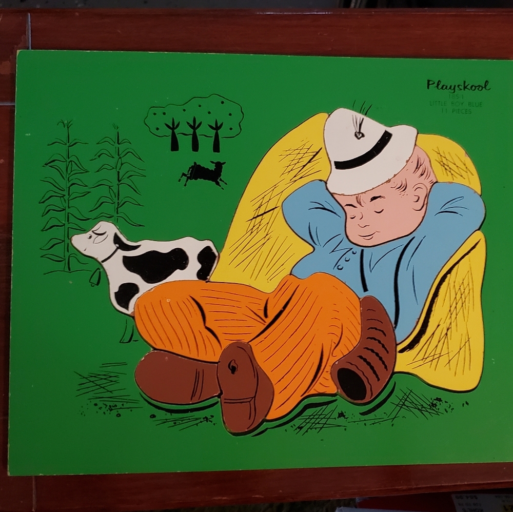 Vintage Little Boy Blue Puzzle